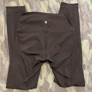 Lululemon Wunder Under Black sz 4